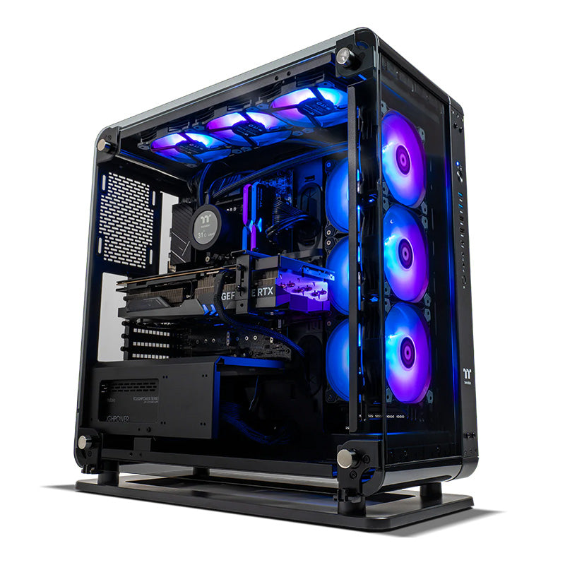 Thermaltake Core Xtreme i7-14700F RTX 4080 Super 2TB SSD 32GB RAM W11H Gaming Desktop PC - Black