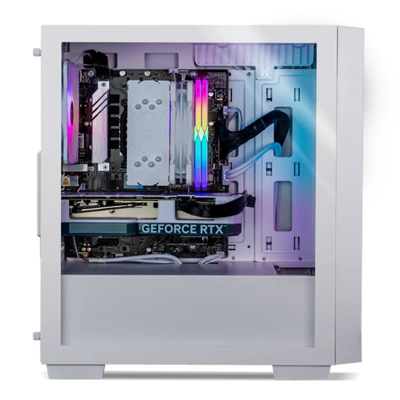 Thermaltake Genesis V4 i5-12400F RTX 3050 1TB SSD 16GB RAM W11H Gaming Desktop PC - Snow Edition