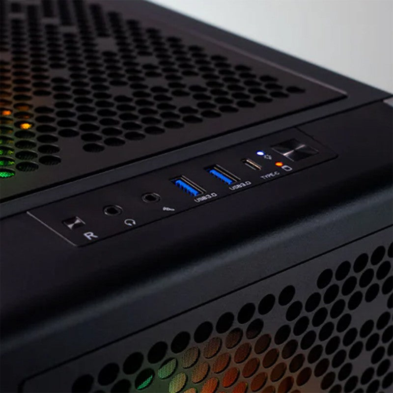 Thermaltake Infinity PRO V6 Ryzen 5 7600 RTX 5070 1TB SSD 32GB RAM W11H Gaming Desktop PC - Black