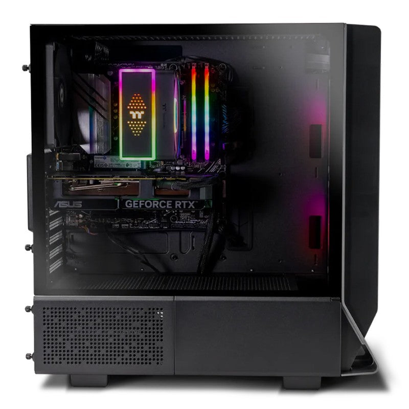 Thermaltake Infinity PRO V6 Ryzen 5 7600 RTX 5070 1TB SSD 32GB RAM W11H Gaming Desktop PC - Black