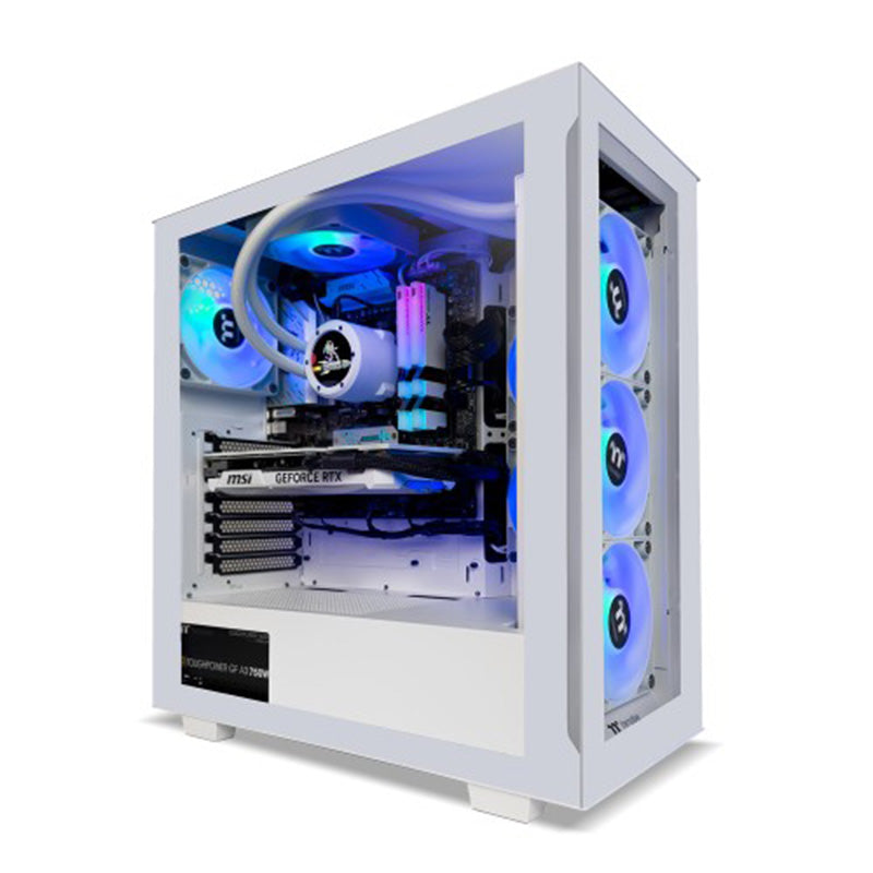 Thermaltake Rapture Pro V5 i5-14600 RTX 4070 Super 2TB SSD 32GB RAM W11H Gaming PC - Snow