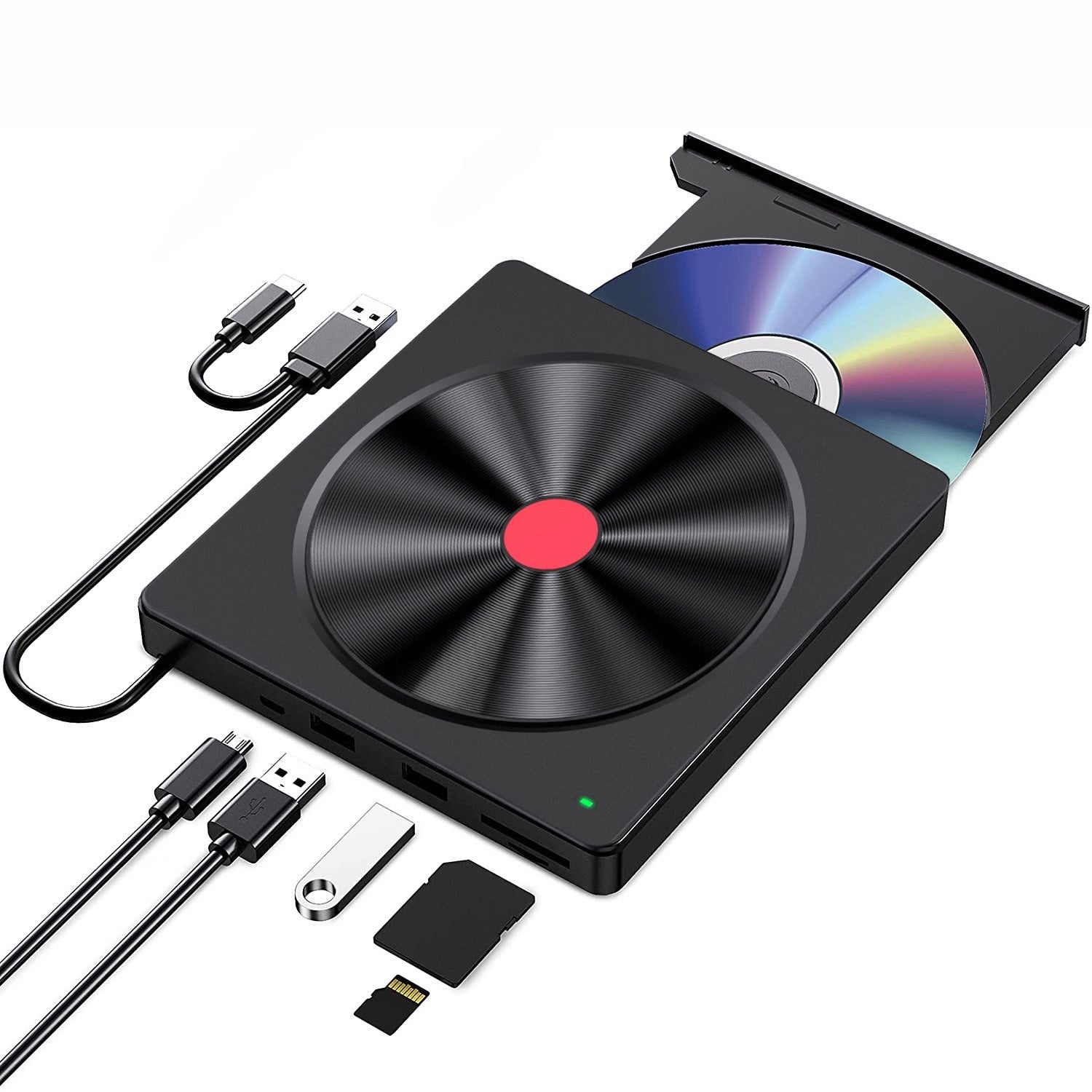 Multifunctional external optical drive laptop CD/DVD burner USB