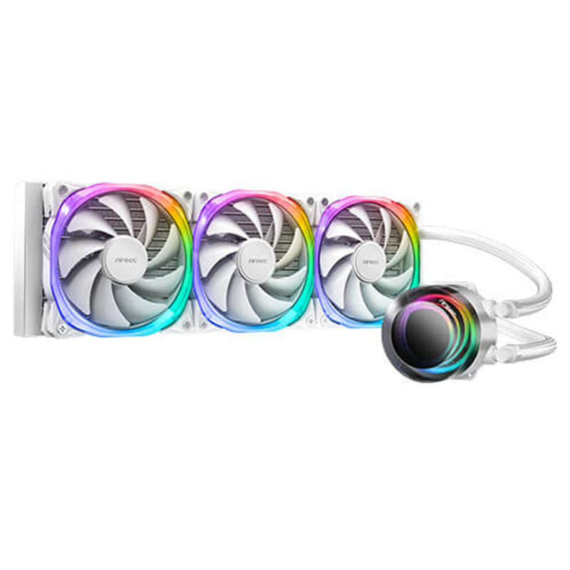 Antec Vortex 360mm ARGB AIO Liquid CPU Cooler - White