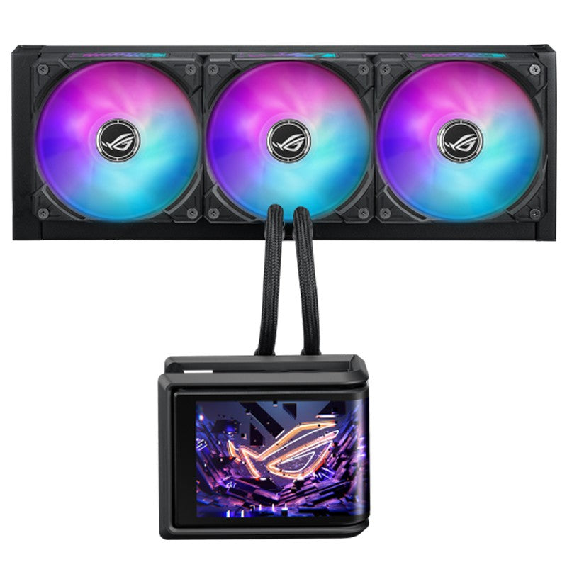 Asus ROG RYUO IV SLC 360 ARGB AIO Liquid CPU Cooler - Black