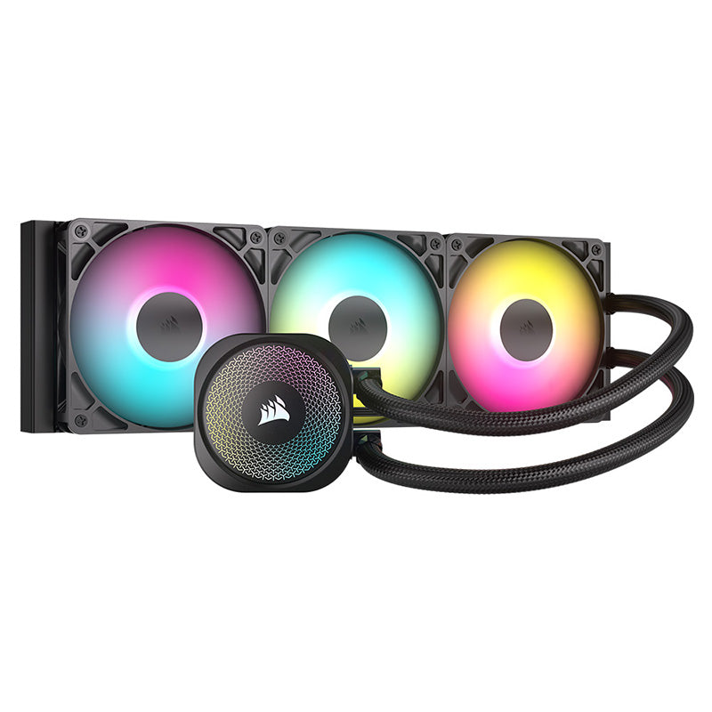 Corsair NAUTILUS 360 RS ARGB 360mm Liquid CPU Cooler - Black
