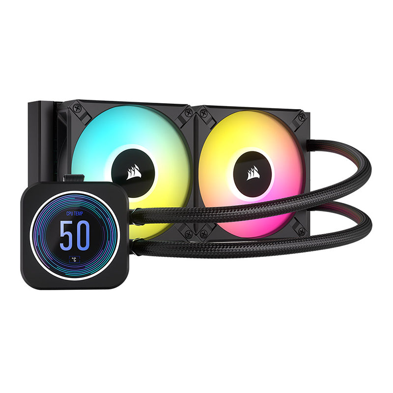 Corsair iCUE H100i Elite LCD XT Display 240mm Liquid CPU Cooler