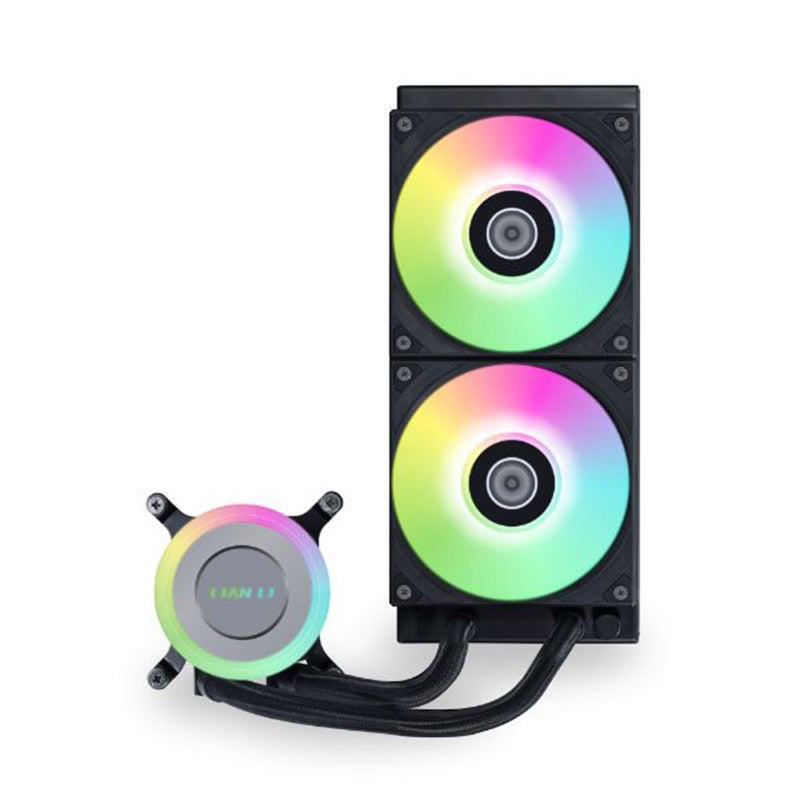 Lian Li Galahad II Lite 240R RGB 240mm AIO Liquid CPU Cooler - Black