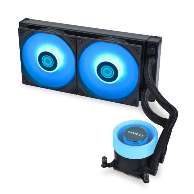 Lian Li Galahad II Lite 240R RGB 240mm AIO Liquid CPU Cooler - Black