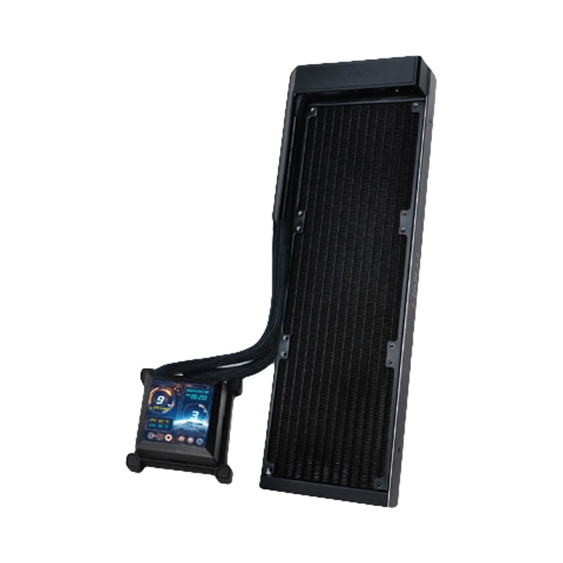 Lian Li HydroShift LCD 360 AIO Liquid CPU Cooler with 2.88in LCD Panel - Black
