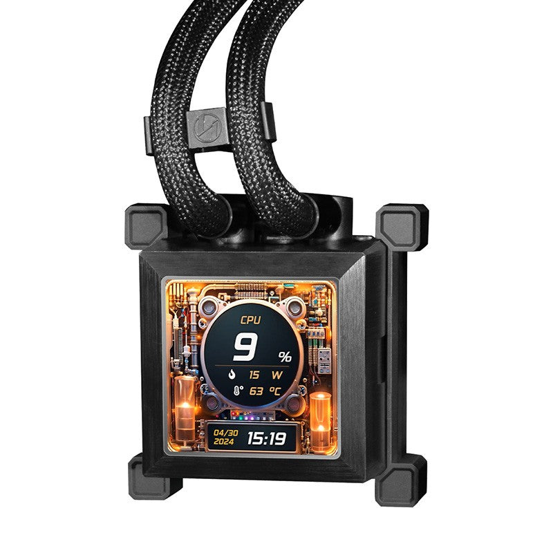 Lian Li HydroShift LCD 360S AIO Liquid CPU Cooler with 28mm LCD Display - Black