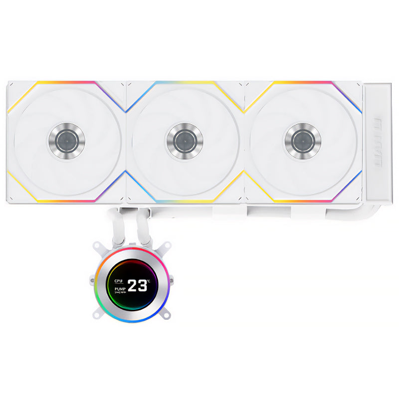 Lian Li Hydroshift II LCD-C 360TL 360mm RGB AIO CPU Cooler - White