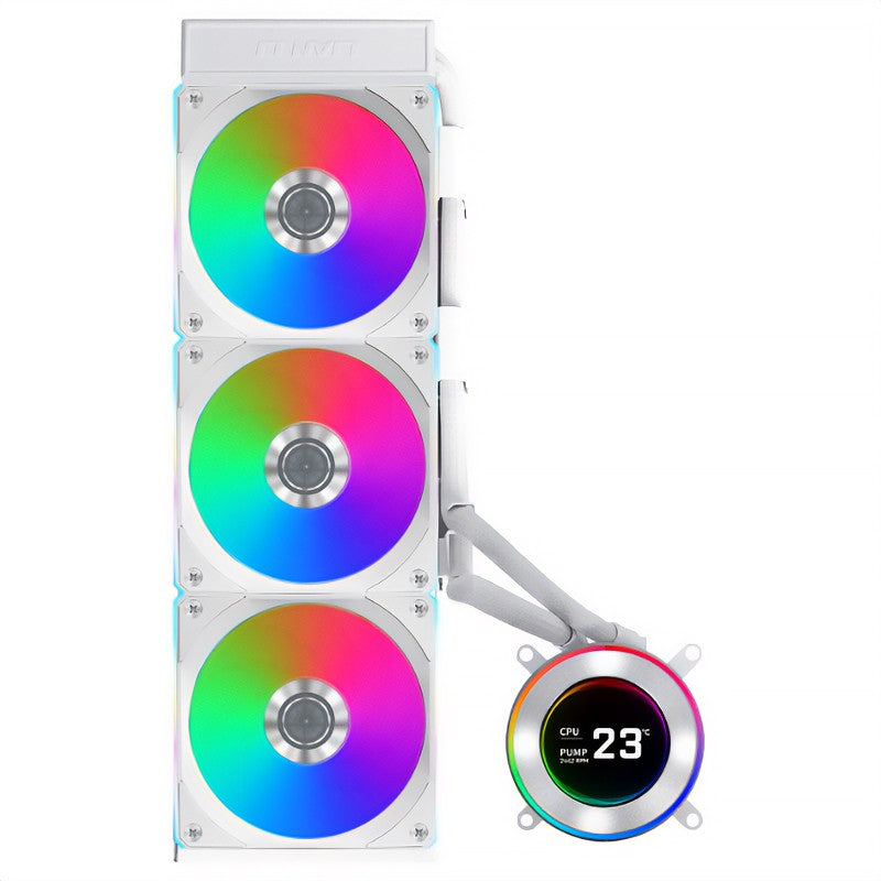 Lian Li Hydroshift II LCD-C 360CL 360mm RGB AIO CPU Cooler - White