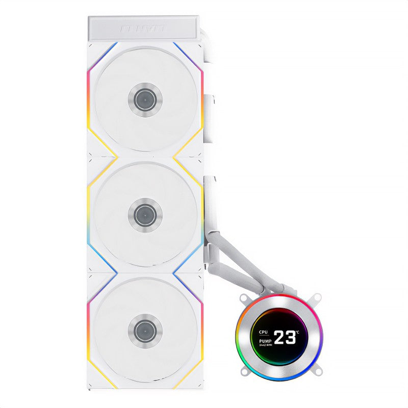 Lian Li Hydroshift II LCD-C 360TL 360mm RGB AIO CPU Cooler - White