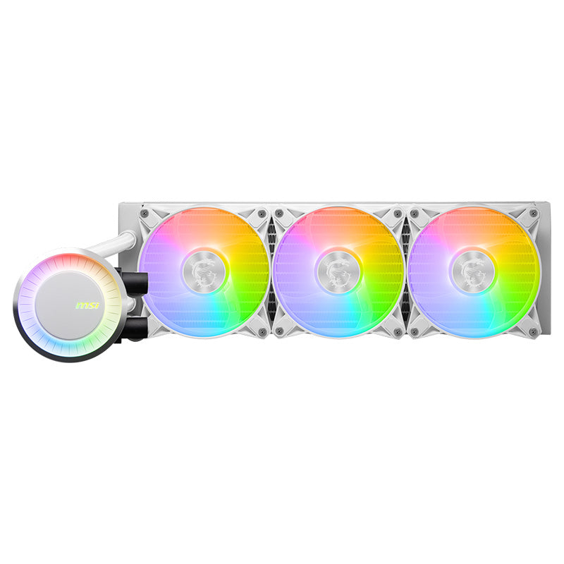 MSI MAG CORELIQUID E360 ARGB AIO Liquid CPU Cooler - White