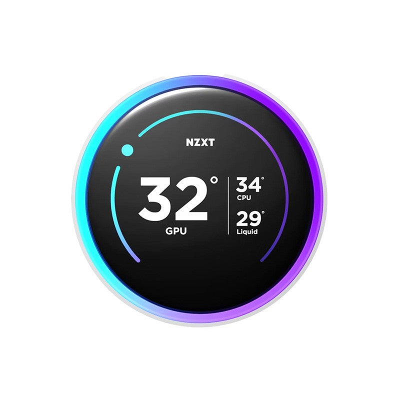 NZXT Kraken Elite 240 RGB 240mm AIO Liquid Cooler with LCD - White