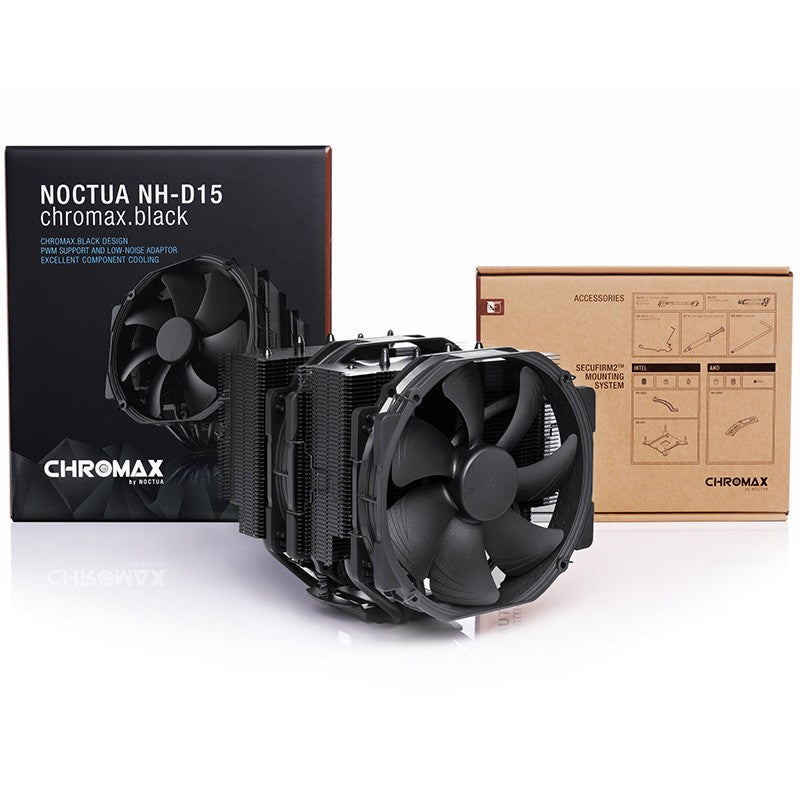 Noctua D15 CPU Cooler PWM - Chromax Black