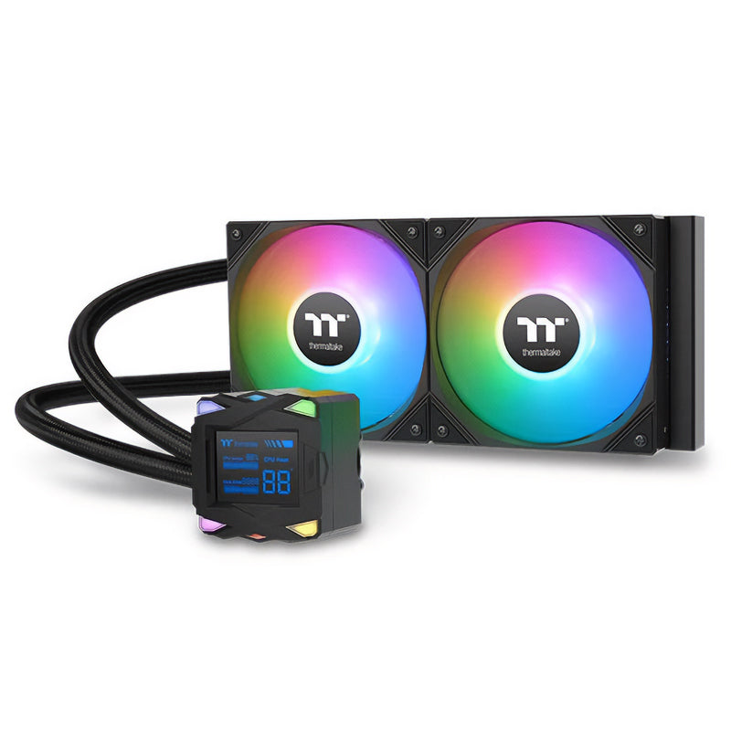 Thermaltake LA240-S 240mm ARGB AIO Liquid CPU Cooler - Black