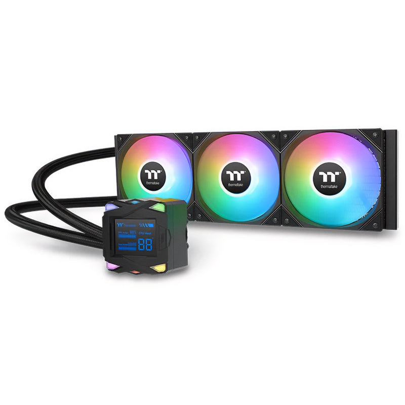 Thermaltake LA240-S 360mm ARGB AIO Liquid CPU Cooler - Black