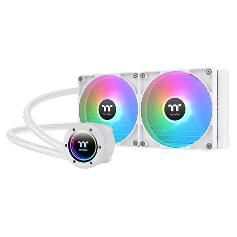 Thermaltake TH280 V2 ARGB 280mm AIO Liquid CPU Cooler - Snow