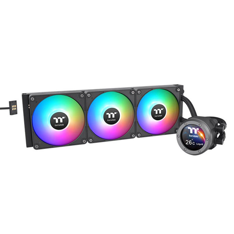 Thermaltake TH420 V2 Ultra EX ARGB LCD Display AIO Liquid CPU Cooler