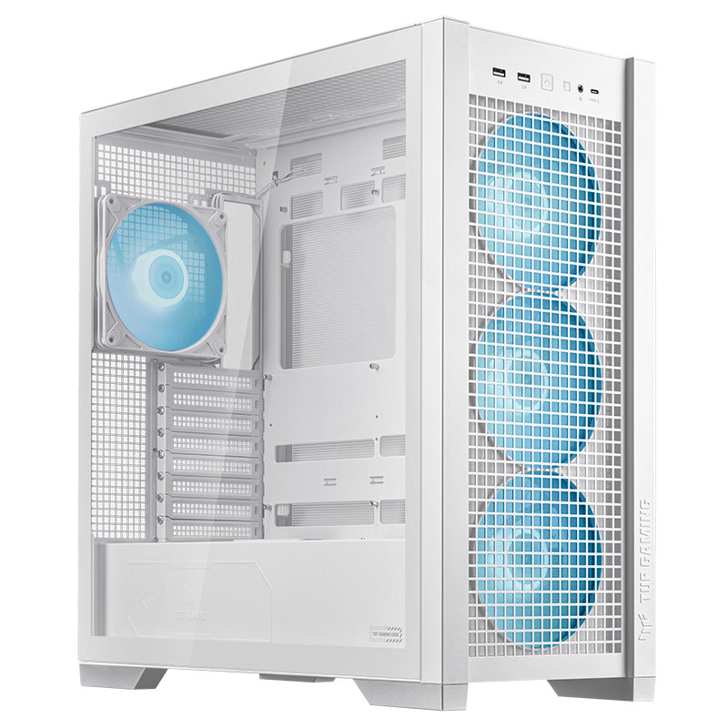 Asus GT302 TUF Gaming ARGB Mid Tower ATX Case - White