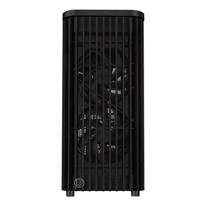 Asus ProArt PA401 TG Mid Tower ATX Case - Wood Edition (PROART PA401 WOOD TG PWM BLACK)