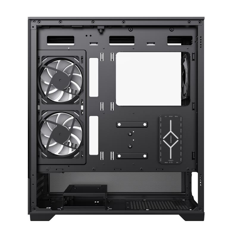 Gamemax Vista AB ATX Mid-Tower Black 6x ARGB fan