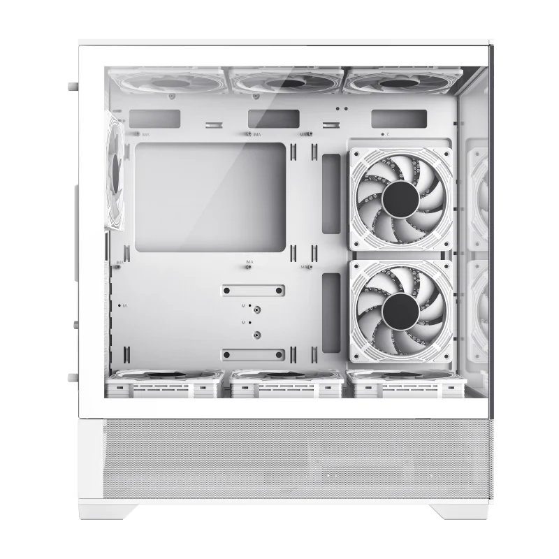 Gamemax Vista AW ATX Mid-Tower white 6x ARGB fan