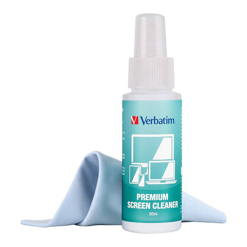 Verbatim Cleaning Kit with Microfibre Cloth - 60mL