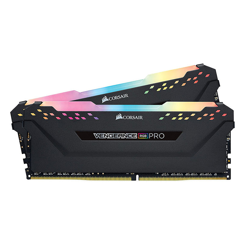 Corsair 16GB CMW16GX4M2E3200C16 Vengeance RGB Pro CL16 3200MHz DDR4 RAM - Black