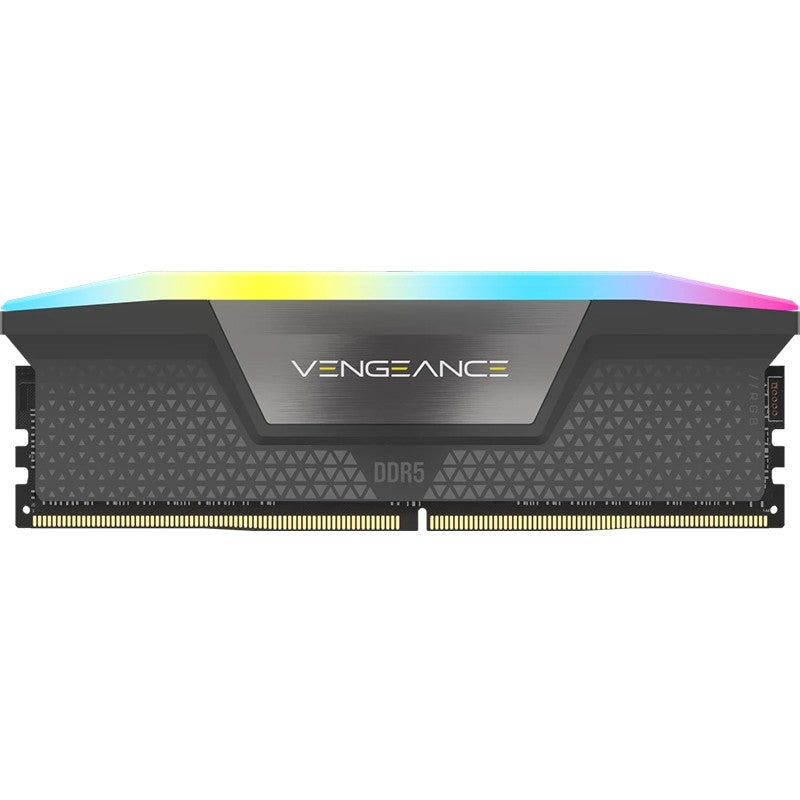 Corsair 32GB CMH32GX5M2B6400Z32 Vengeance RGB 6400MT/s CL32 DDR5 RAM - Grey