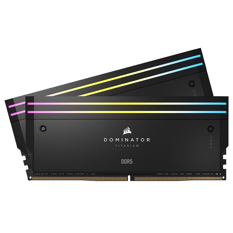 Corsair 32GB CMP32GX5M2X6600C32 Dominator Titanium RGB CL32 6600MHz DDR5 RAM - Black