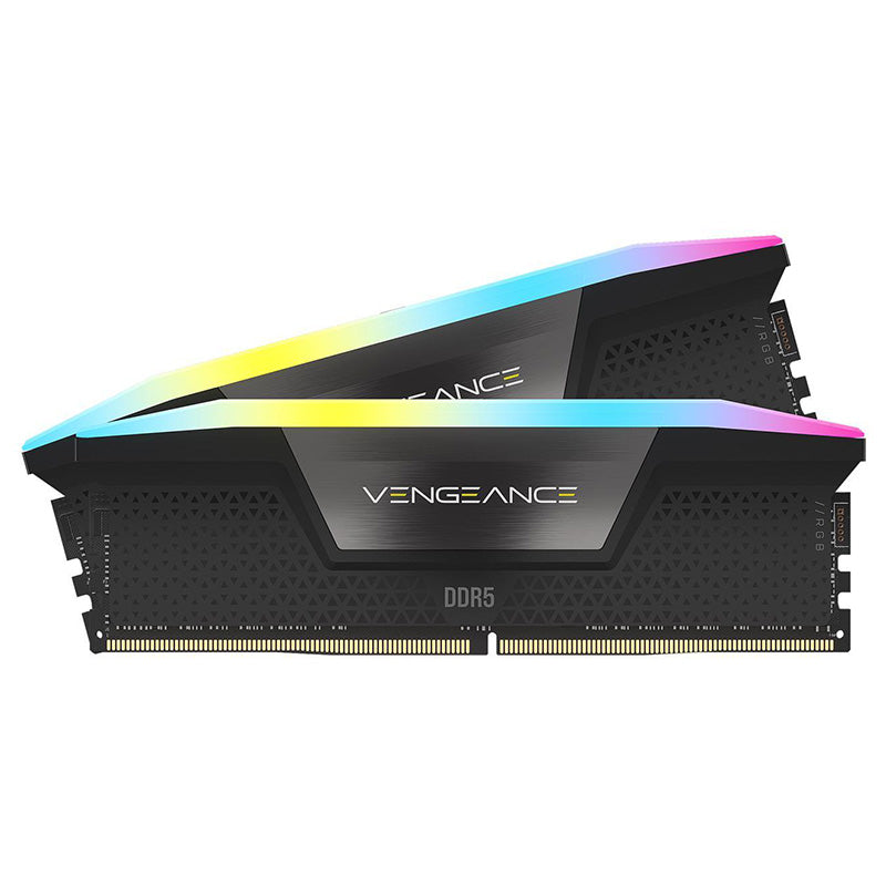 Corsair 32GB CMH32GX5M2E6000Z36 Vengeance RGB CL36 6000MHz DDR5 RAM - Black