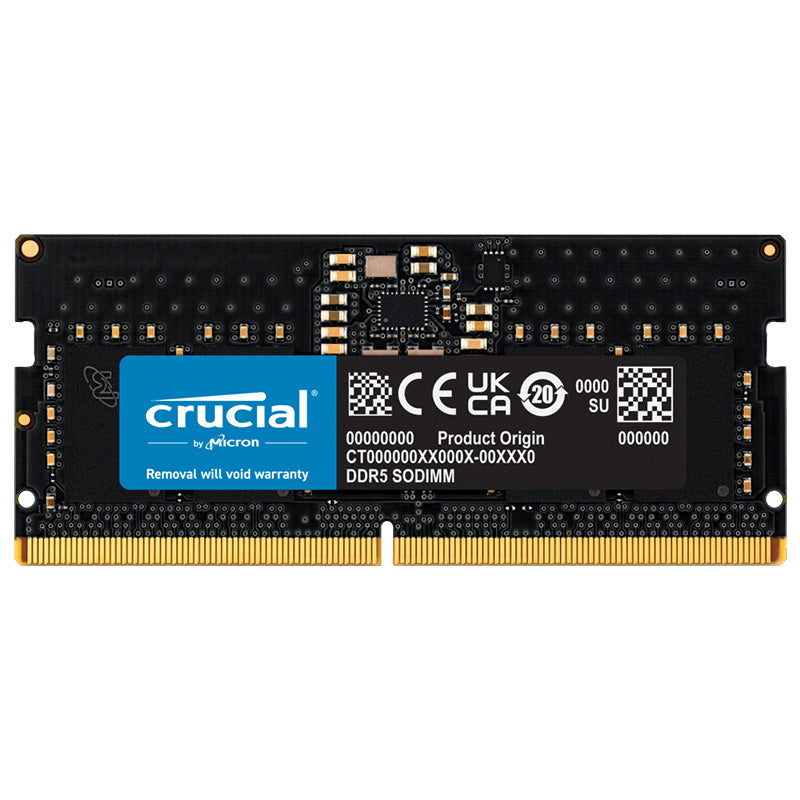 Crucial 8GB CT8G56C46S5 5600MHz CL48 SODIMM DDR5 RAM