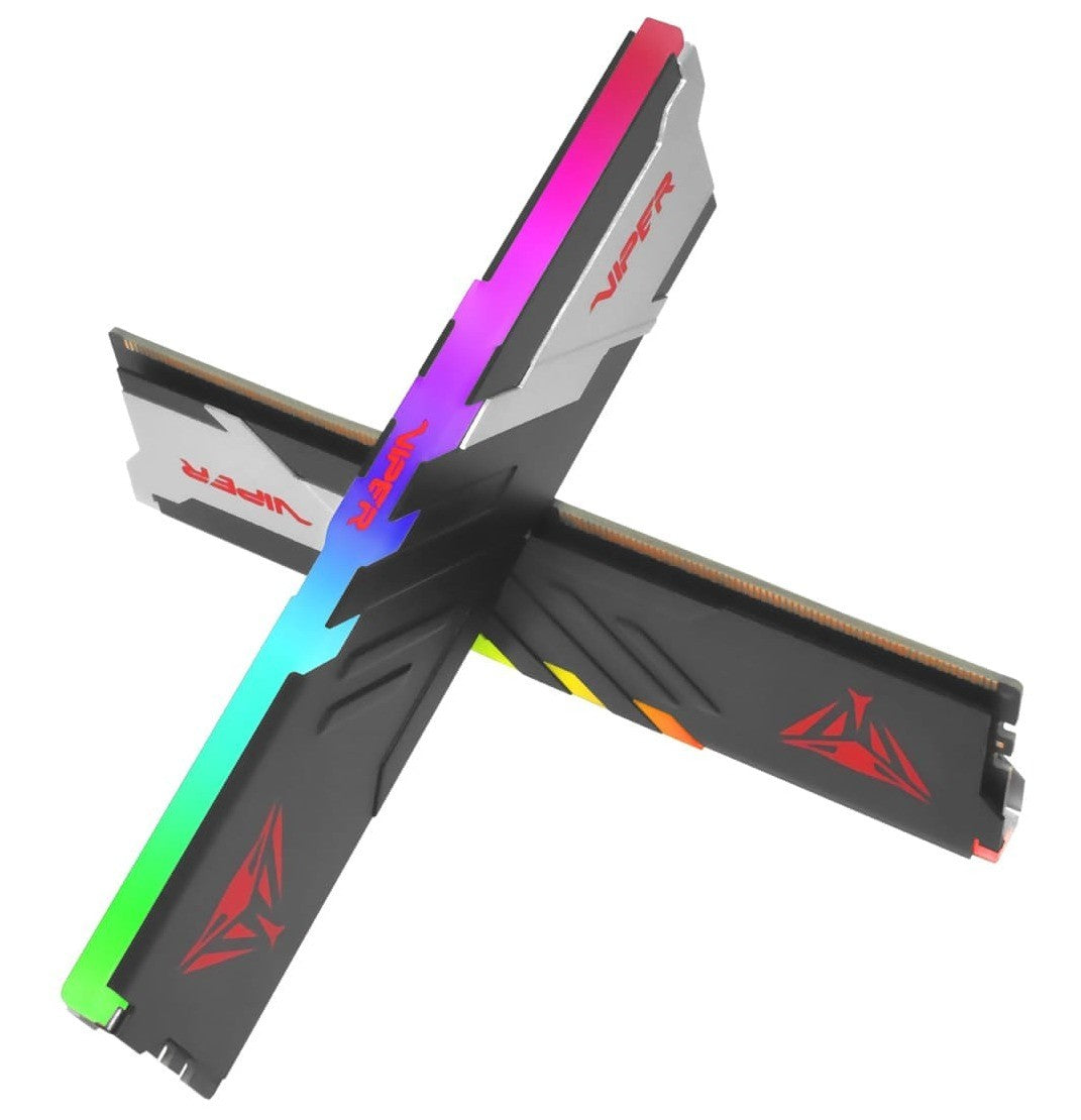 PATRIOT MEMORY VIPER VENOM DDR5 6000MT/s 48GB RGB UDIMM Desktop Gaming Memory KIT CL30 - PVVR548G600C30K - Intel XMP 3.0 supported