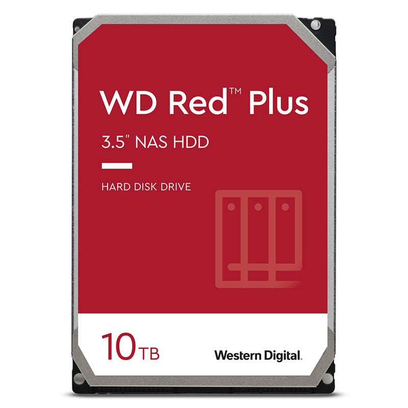 Western Digital 10TB Red Plus 7200RPM 3.5in NAS SATA Hard Drive