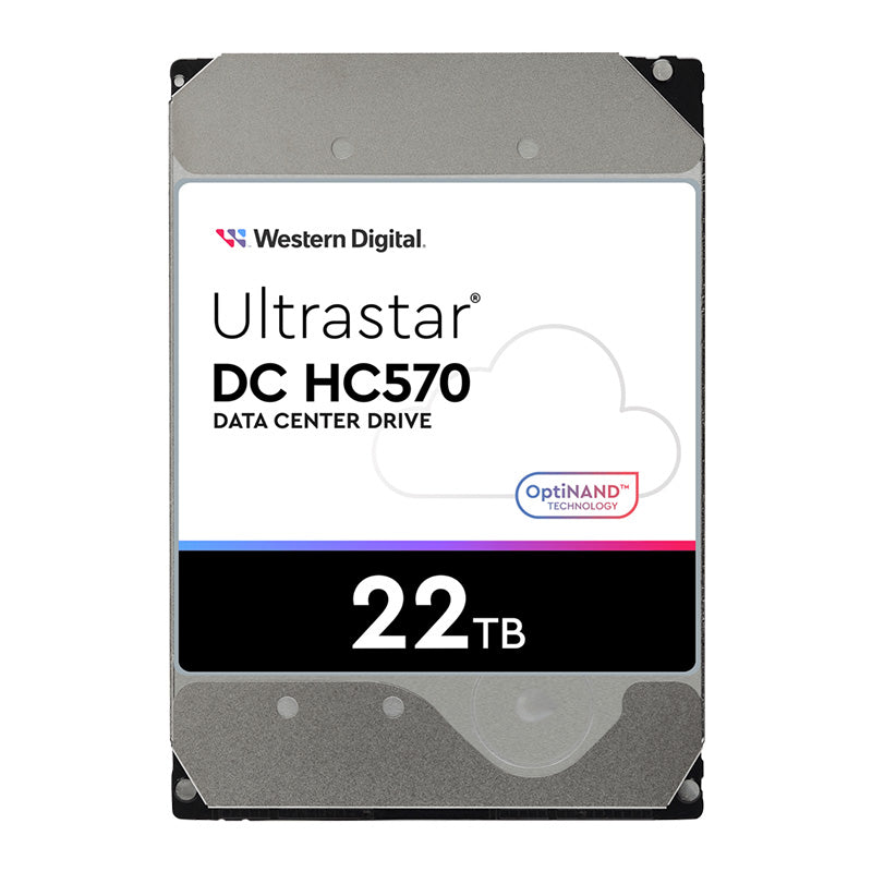 Western Digital 22TB Ultrastar DC HC570 7200RPM 3.5in SATA Hard Drive