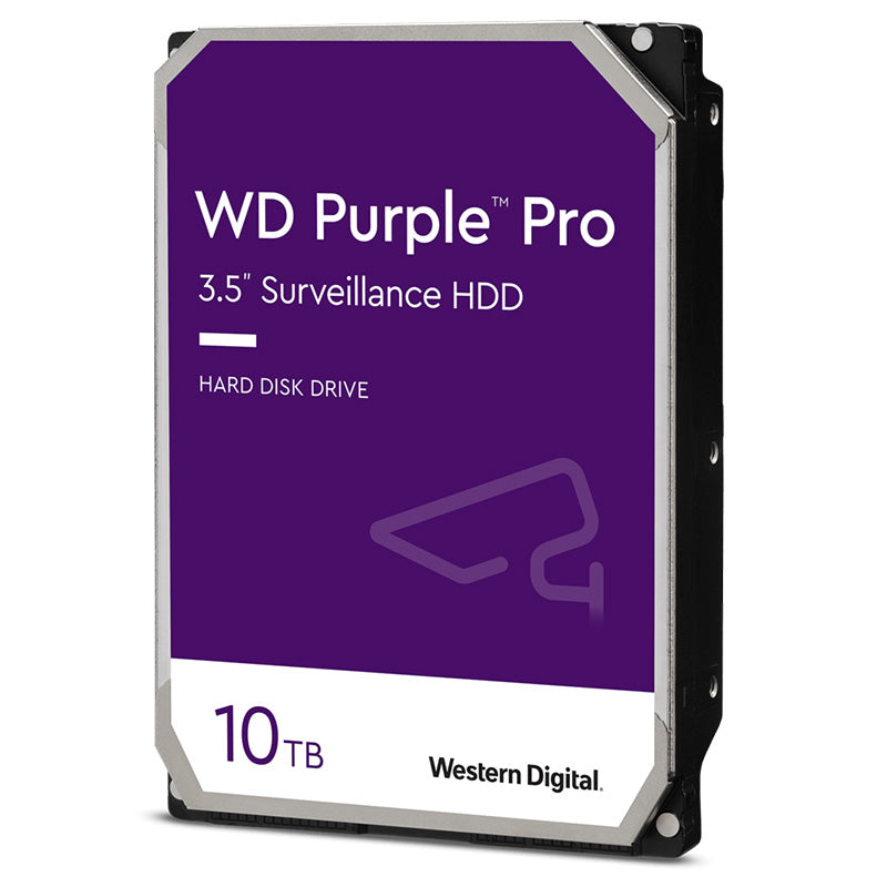 Western Digital Purple 10TB Pro 3.5in SATA 7200RPM Smart Video Hard Drive