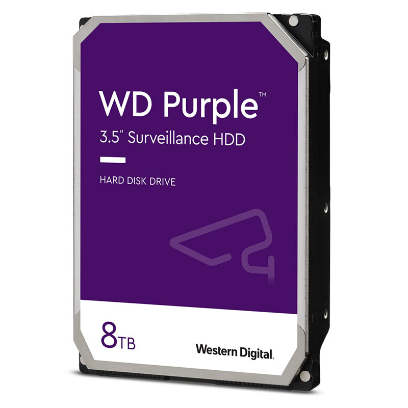 Western Digital 8TB Purple 5640RPM 3.5in SATA Surveillance Hard Drive