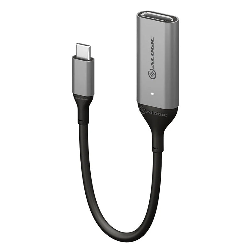 Alogic 4K 60Hz USB-C to DisplayPort Adapter - Space Grey