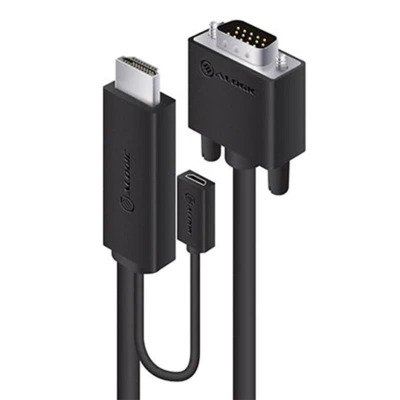 Alogic HDMI to VGA Cable with USB Power 2m