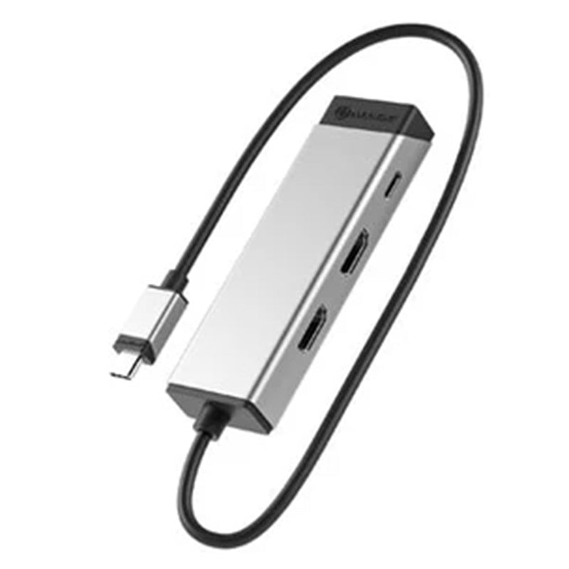 Alogic Ultra USB-C to Dual 4K HDMI Adapter with 100W Charging