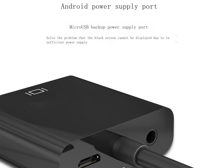 Hdmi to vga cable with audio power converter hdmi to vga