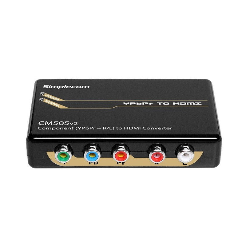 Simplecom YPbPr + Stereo R/L to HDMI Converter FHD 1080p