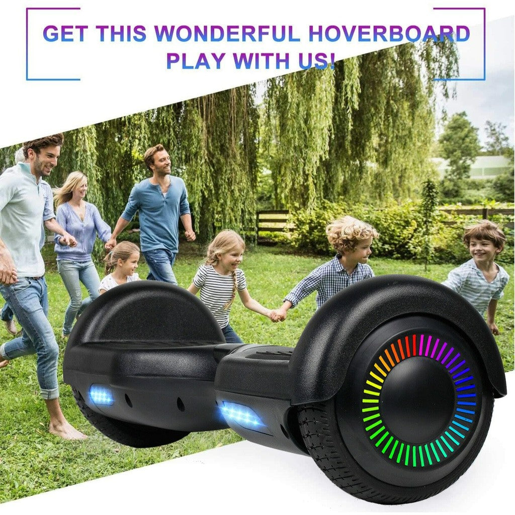 Funado Smart-S RG1 Hoverboard Bluetooth Speaker Self Balancing Scooter Black