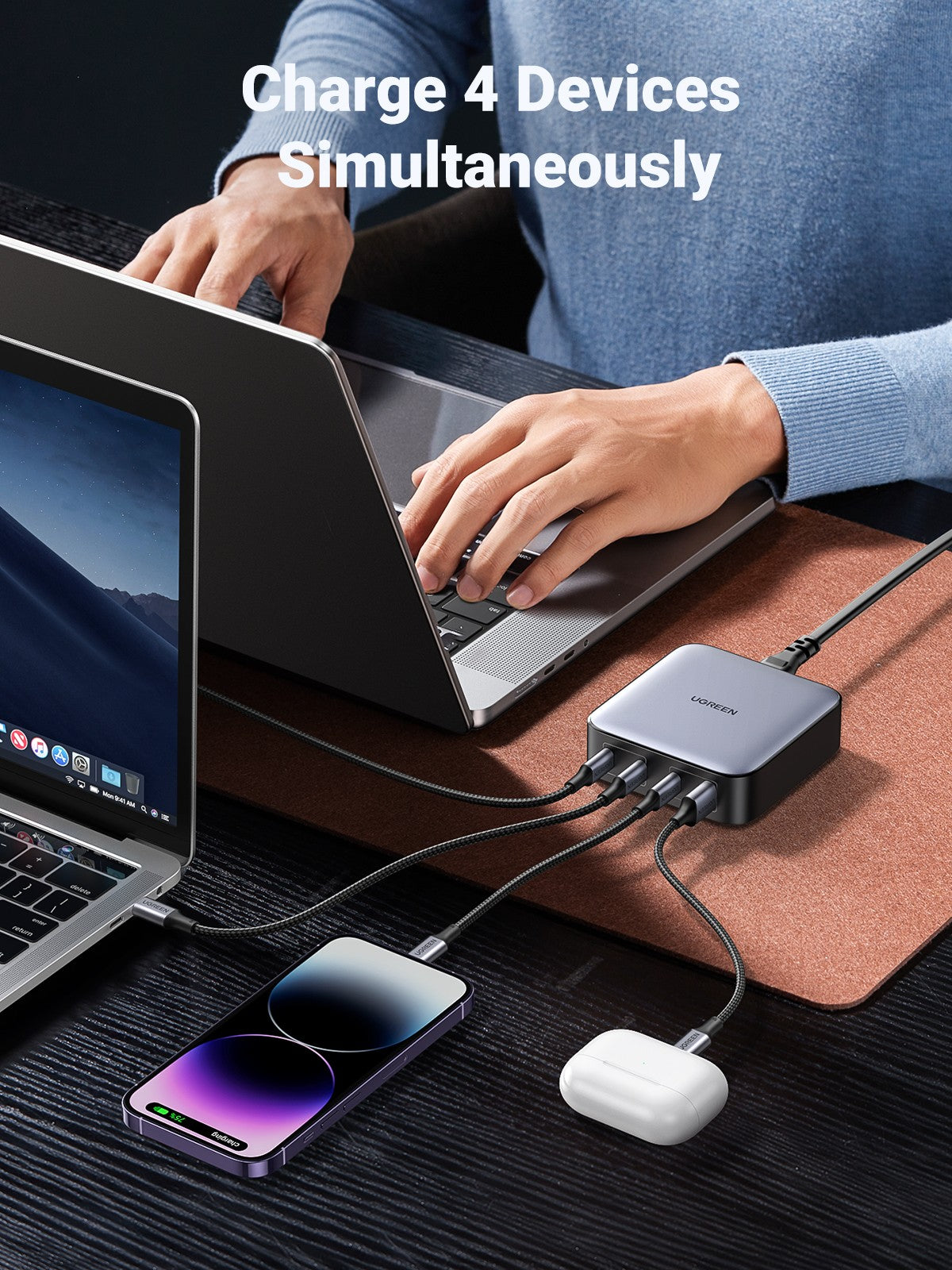 UGREEN Nexode 100W 4-Port PD GaN Fast Charger