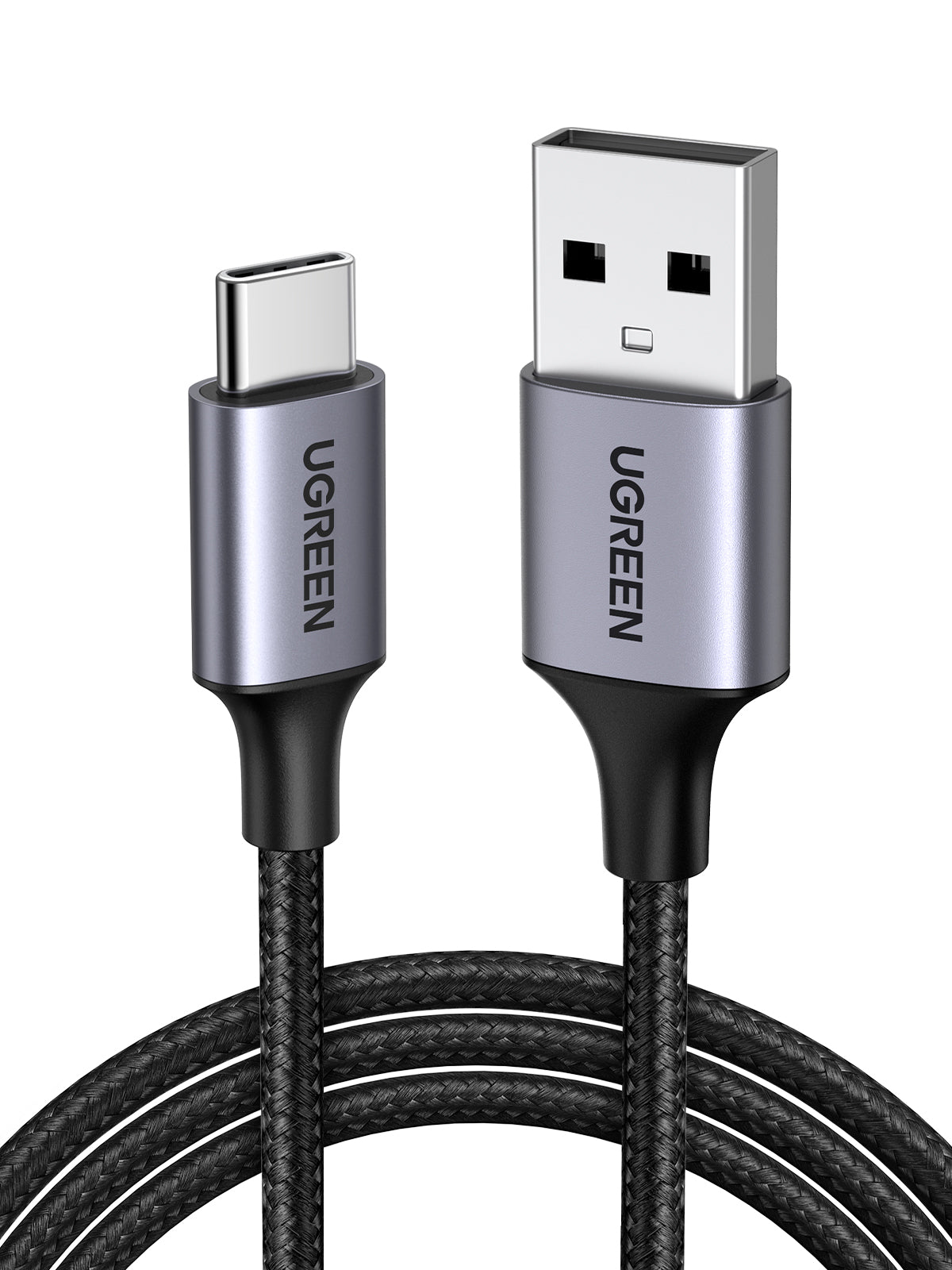 UGREEN USB-C Male to USB 2.0 Male Cable Aluminum Braid 2m