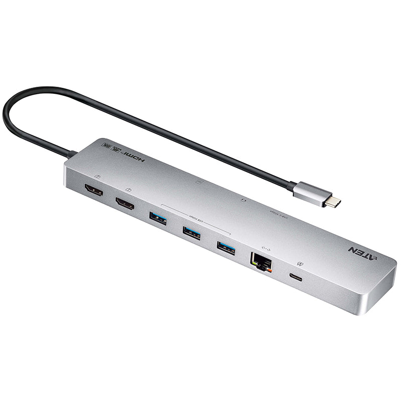 Aten 11-in-1 USB-C Multiport Dock with Power Pass-Through