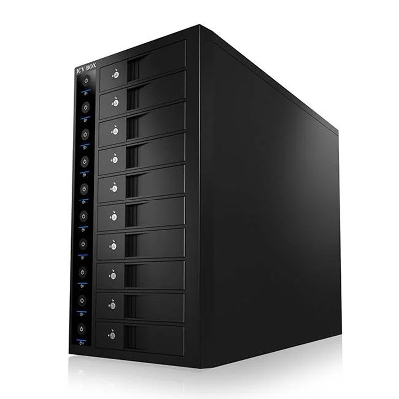 ICY BOX 10-Bay 3.5in External Hard Drive Enclosure