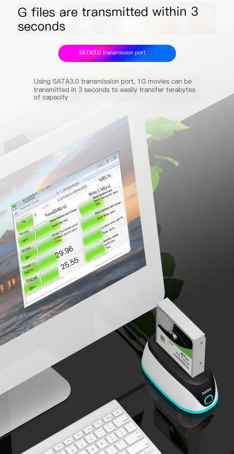 K306A Magic series 2.5/3.5 inch serial port mobile hard disk box base